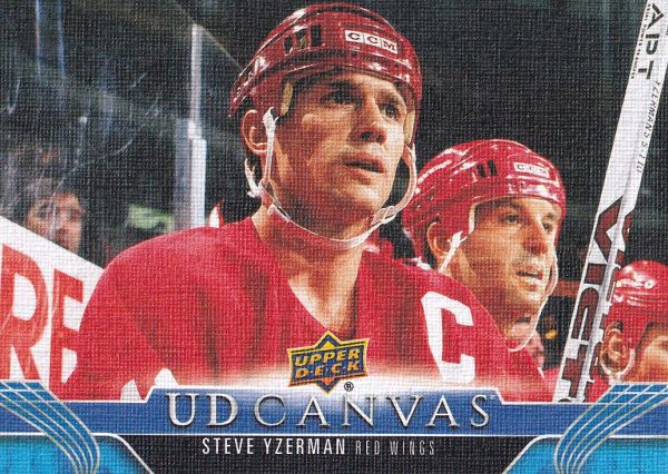 insert karta STEVE YZERMAN 23-24 UD Ser. 2 Canvas Retired číslo C255